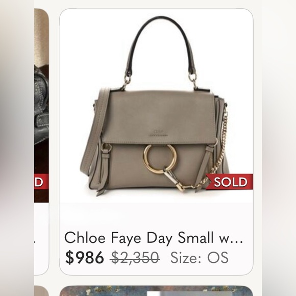 🙋‍♀️CHLOE Small Faye Day Bag Black Size: 11"Wx8.7" Hx4.3"D EXCELLENT CONDITION - Picture 16 of 16